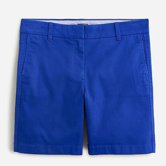 J. Crew 7 inch Chino Shorts in blue - Picture 1 of 9